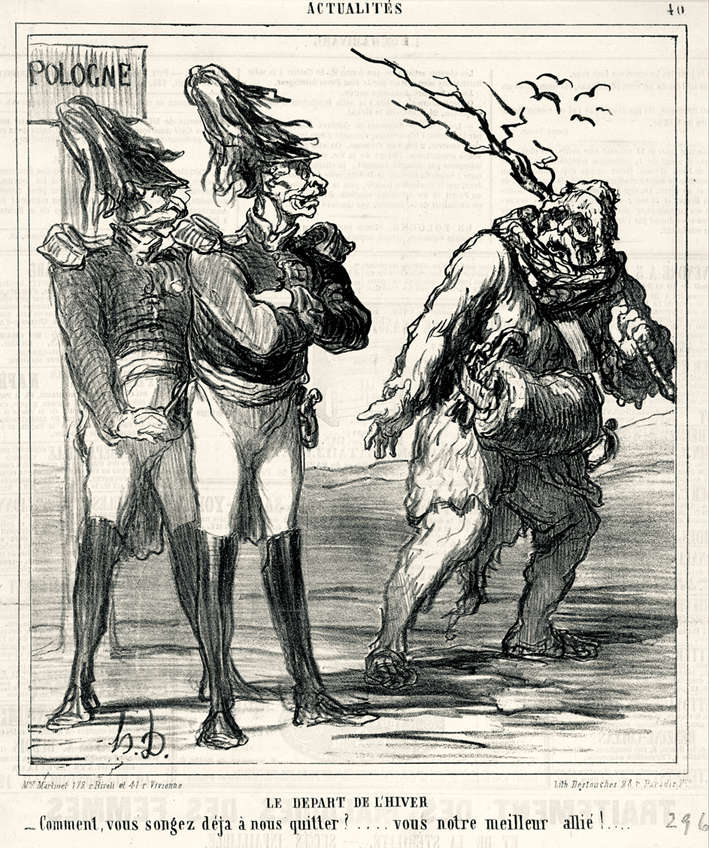  奥诺雷·杜米埃 Honore Daumier ——冬天的离开